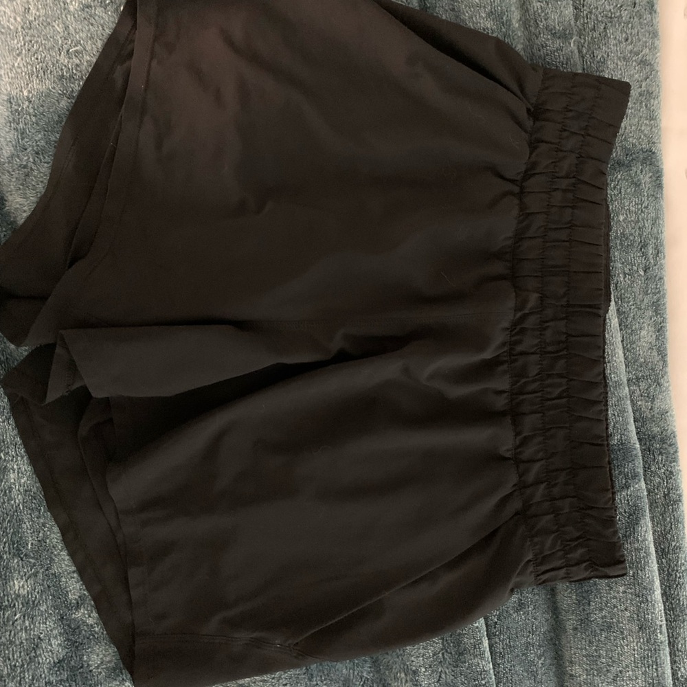 Lululemon black running shorts